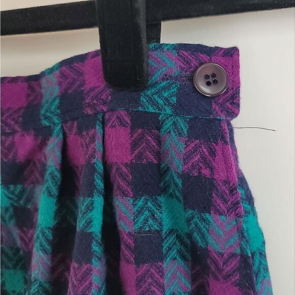 VINTAGE PENDLETON 100% Wool Skirt - Picture 4 of 10